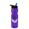 Garyline® Champ Bottle with Flip-Straw Lid - 28 oz. - Translucent Violet