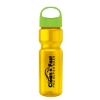 Garyline® Champ Bottle with Oval Crest Lid - 28 oz. - Translucent Yellow