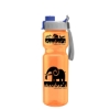 Garyline® Champ Bottle with Quick-Snap Lid - 28 oz. - Translucent Orange