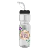 Garyline® Champ Bottle with Straw Lid - 28 oz. - Clear