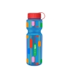 Garyline® Champ Bottle with Tethered Lid - 28 oz. - Translucent Blue