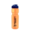Garyline® Champ Bottle with Flip-Top Lid - 28 oz. - Translucent Orange