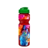 Garyline® Champ Bottle with Flip-Top Lid - 28 oz. - Translucent Red