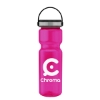 Garyline® Champ Bottle with Grip Lid - 28 oz. - Translucent Hot Pink