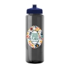 Garyline® Guzzler Bottle with Push-Pull Lid - 32 oz. - Smoke