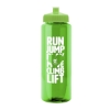 Garyline® Guzzler Bottle with Push-Pull Lid - 32 oz. - Translucent Green
