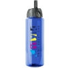 Garyline® Guzzler Bottle with Ring-Straw Lid - 32 oz. - Translucent Blue