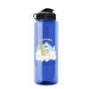 Garyline® Guzzler Bottle with Flip Lid - 32 oz. - Translucent Blue