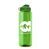 Garyline® Guzzler Bottle with Flip Lid - 32 oz. - Translucent Green