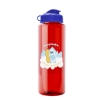 Garyline® Guzzler Bottle with Flip Lid - 32 oz. - Translucent Red