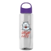 Garyline® Guzzler Bottle with Oval Crest Lid - 32 oz. - Clear