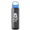 Garyline® Guzzler Bottle with Oval Crest Lid - 32 oz. - Smoke