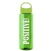 Garyline® Guzzler Bottle with Oval Crest Lid - 32 oz. - Translucent Green