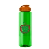 Garyline® Guzzler Bottle with Flip-Top Lid - 32 oz. - Translucent Green