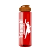 Garyline® Guzzler Bottle with Flip-Top Lid - 32 oz. - Translucent Red
