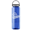32 Oz. The Guzzler Bottle w/Ez-Grip Lid - Translucent Blue