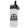 Garyline® Groove Tritan® Bottle with Ring-Straw Lid - 20 oz. - Clear