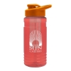 20 Oz. Transparent Sports Bottle w/Drink Thru Lid & Infuser - Translucent Red