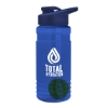 Garyline® Groove Tritan® Shaker Bottle with Drink-Thru Lid and Mixing Ball - 20 oz. - Translucent Blue