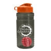 Garyline® Groove Tritan® Shaker Bottle with Flip-Top Lid and Mixing Ball - 20 oz. - Smoke