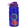 Garyline® Groove Tritan® Shaker Bottle with Flip-Top Lid and Mixing Ball - 20 oz. - Translucent Blue