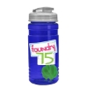 Garyline® Groove Tritan® Shaker Bottle with Flip-Top Lid and Mixing Ball - 20 oz. - Translucent Blue