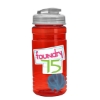 Garyline® Groove Tritan® Shaker Bottle with Flip-Top Lid and Mixing Ball - 20 oz. - Translucent Red