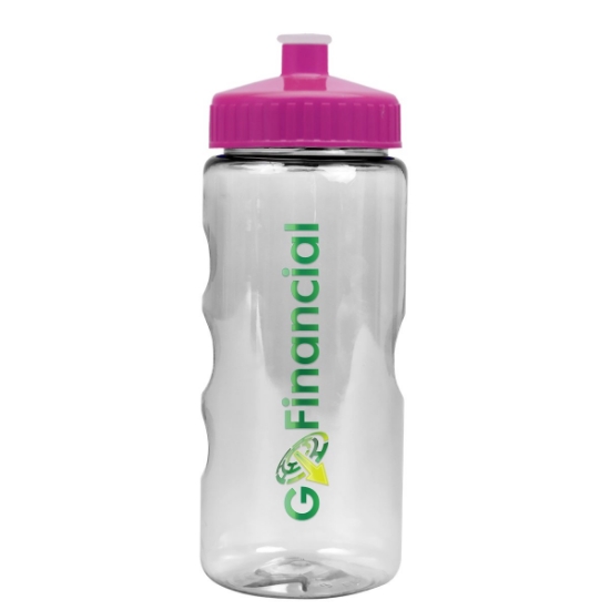 Garyline® Mini Mountain Tritan® Bottle with Push-Pull Lid - 22 oz. - Clear