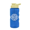 Garyline® Mini Mountain Tritan® Bottle Drink-Thru Lid and Infuser - 22 oz. - Translucent Blue