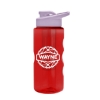 Garyline® Mini Mountain Tritan® Bottle Drink-Thru Lid and Infuser - 22 oz. - Translucent Red