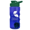 Garyline® Mini Mountain Tritan® Shaker Bottle with Drink-Thru Lid - 22 oz. - Translucent Blue