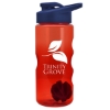Garyline® Mini Mountain Tritan® Shaker Bottle with Drink-Thru Lid - 22 oz. - Translucent Red
