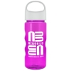 Garyline® Mini Mountain Tritan® Bottle with Oval Crest Lid - 22 oz. - Translucent Fuchsia