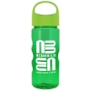 Garyline® Mini Mountain Tritan® Bottle with Oval Crest Lid - 22 oz. - Translucent Green