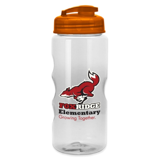 Garyline® Mini Mountain Tritan® Bottle with Flip-Top Lid - 22 oz. - Clear