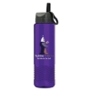 Garyline® Wave Tritan® Bottle with Ring-Straw Lid - 24 oz. - Translucent Violet