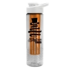 Garyline® Wave Tritan® Bottle with Drink-Thru Lid and Infuser - 24 oz. - Frost
