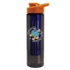 Garyline® Wave Tritan® Bottle with Drink-Thru Lid and Infuser - 24 oz. - Smoke