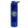 Garyline® Wave Tritan® Bottle with Drink-Thru Lid and Infuser - 24 oz. - Translucent Blue