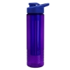 Garyline® Wave Tritan® Bottle with Drink-Thru Lid and Infuser - 24 oz. - Translucent Violet