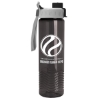 Garyline® Wave Tritan® Bottle with Quick-Snap Lid - 24 oz. - Smoke