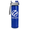 Garyline® Wave Tritan® Bottle with Quick-Snap Lid - 24 oz. - Translucent Blue