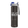Garyline® Wave Tritan® Bottle with Quick-Snap Lid and Infuser - 24 oz. - Smoke