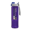 Garyline® Wave Tritan® Bottle with Quick-Snap Lid and Infuser - 24 oz. - Translucent Violet