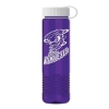 Garyline® Wave Tritan® Bottle with Tethered Lid - 24 oz. - Translucenviolet