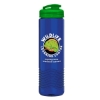 Garyline® Wave Tritan® Bottle with Flip-Top Lid - 24 oz. - Translucent Blue