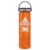 Garyline® Wave Tritan® Bottle with Grip Lid - 24 oz. - Translucent Orange