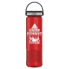 Garyline® Wave Tritan® Bottle with Grip Lid - 24 oz. - Translucent Red