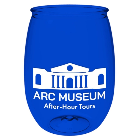 Garyline® Tritan® Wineglass - 16 oz. - Blue