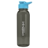 Garyline® Flat-Sided Tritan® Bottle with Drink-Thru Lid - 24 oz. - Smoke